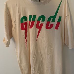 Gucci Vintage Logo Beige T